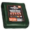 Tarpco Safety Heavy Duty Tarp, 60 ft L x 0.5 mm H x 30 ft W, 14 Mil, Green/Black, Polyethylene TS-103-30X60 - alternate 1